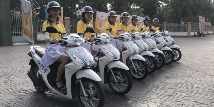 Dịch vụ cho thuê PG chạy Roadshow chuyên nghiệp tại An Giang